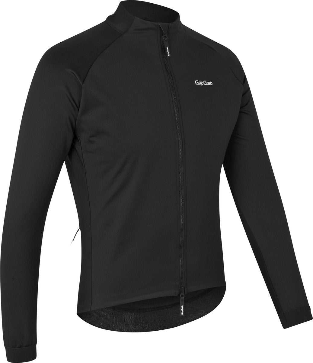 Gripgrab - pacr winter fietsjack winddichte wielrennen winterjack thermo softshell jacket - zwart - heren - maat xxl