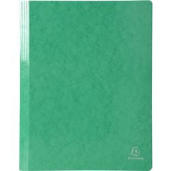 Cartelle a fissaggio rapido exacompta 380815b a4 verde scuro