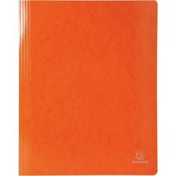 Carpetas de fijación rápida exacompta 380809b a4 naranja