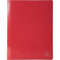 Carpetas de fijación rápida exacompta 380803b a4 roja