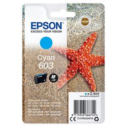 Cartuccia d'inchiostro epson 603 originale c13t03u24010 ciano