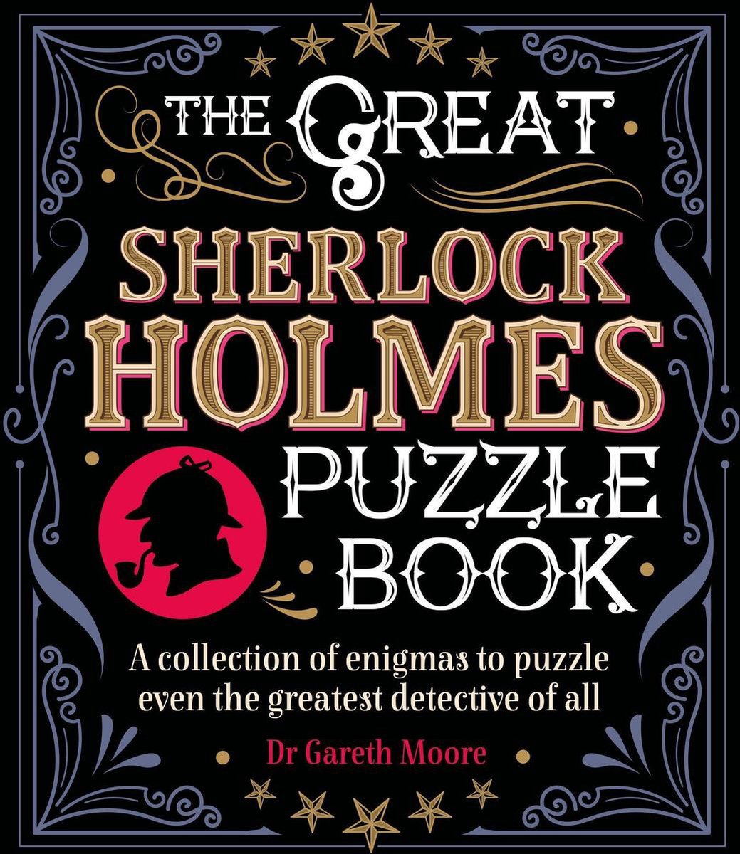 El gran libro de rompecabezas de Sherlock Holmes.