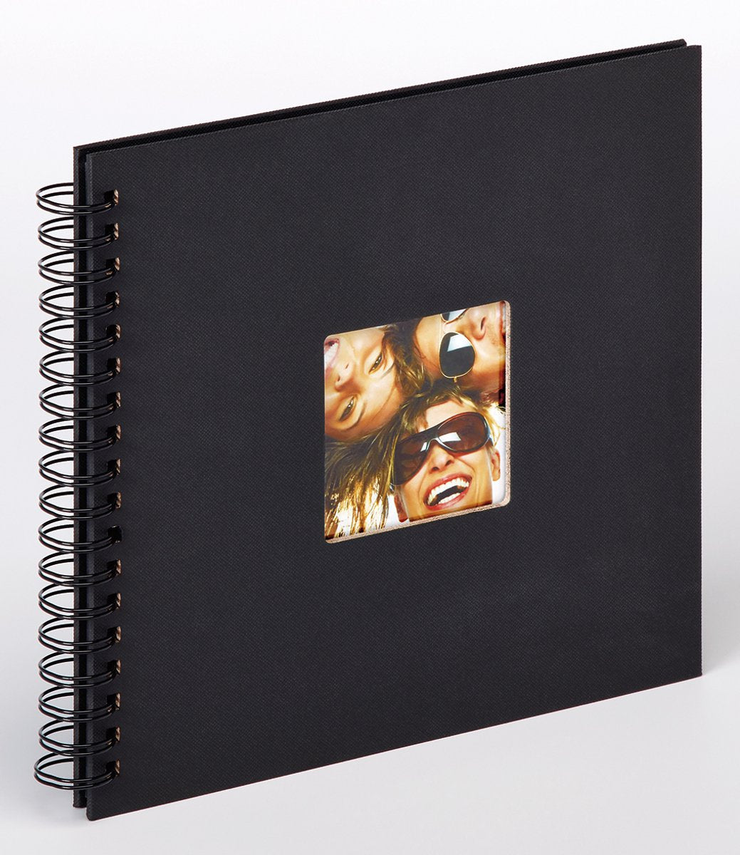 Walther sa-108-b fun - album a spirale - misura 26 x 25 cm - nero