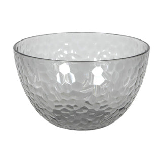 Cuenco plástico transparente gris ø14x8,3cm | 6 piezas