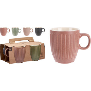 Copa de cerámica de 150 ml set 4sts