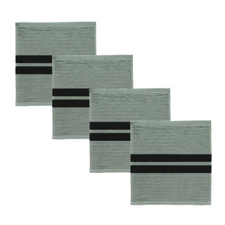 Ddddd paño de cocina 3 piezas verde 30x30cm 100% algodón | 4 piezas
