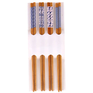 Set di bambù di bacchette di 8