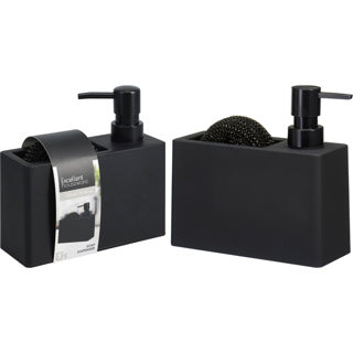 Dispenser di sapone con spugna | 3 pezzi