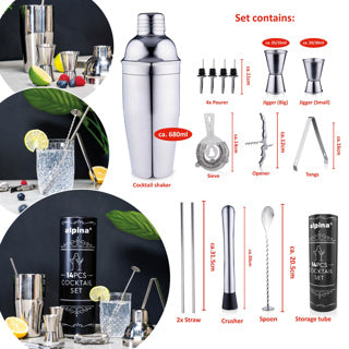 Set cocktail no brand 14 pezzi