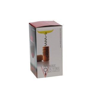 Bicchiere da vino con apriscatole 350 ml giallo | 2 pezzi