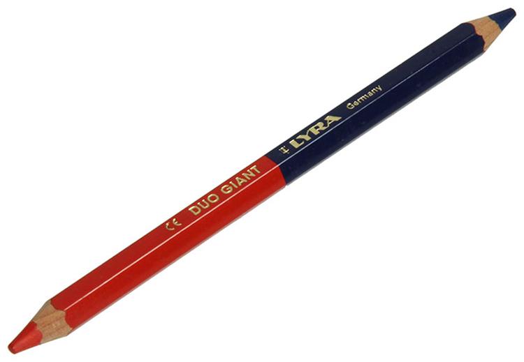 Lyra 1011477 - matita gigante rossa blu 710 r | 24 pezzi