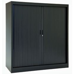 Armario con puerta enrollable chs135120 antracita 120 x 45 x 135 cm