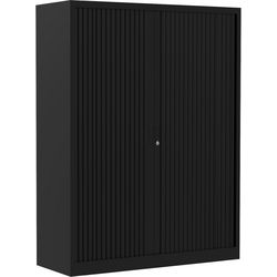 Armadio con ante a rulli chs160120 nero 120 x 45 x 160 cm