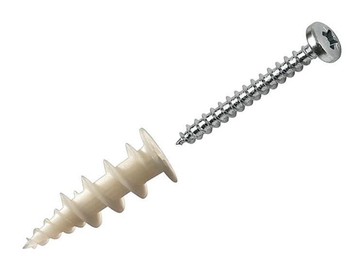 Celo 1008007 - gipsplaatpluggen met schroef nylon 9gkdpz 6 stuks | 5 stuks