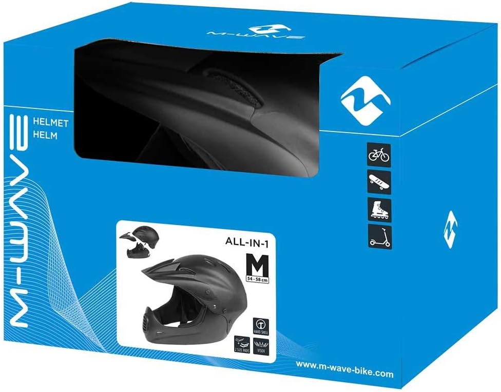 M-onda M-onda Bicicleta Casco Unisex Matte Black Size 54-58 cm