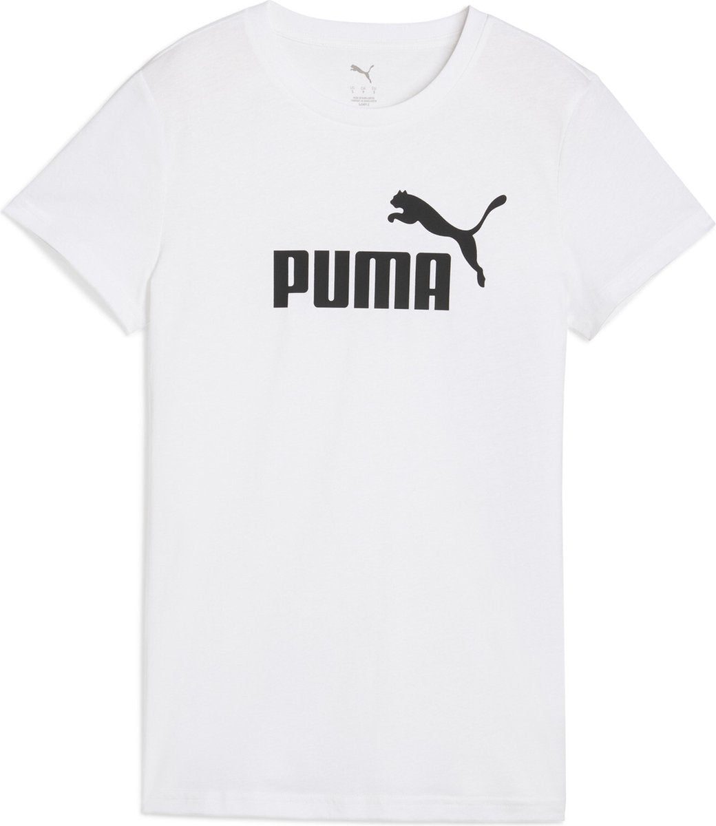 Puma ess n. 1 maglietta sportiva da donna con logo - bianca
