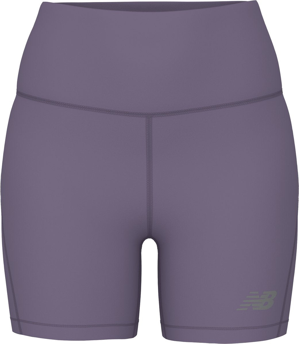 Pantaloni sportivi corti da donna New Balance Sport Fitted 5 - viola candito