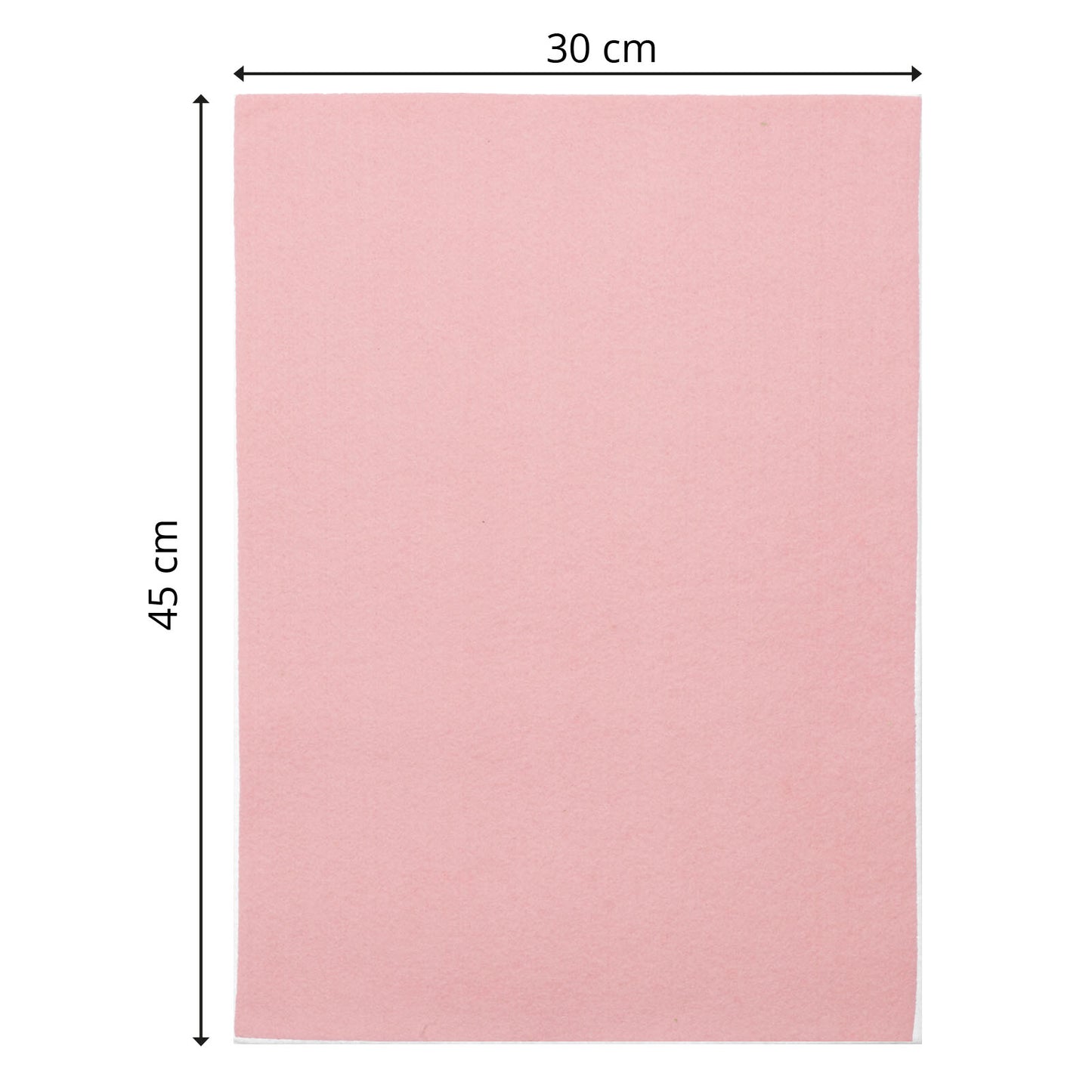 Vaessen creative • feltro 3,5 mm 30x45 cm rosa chiaro