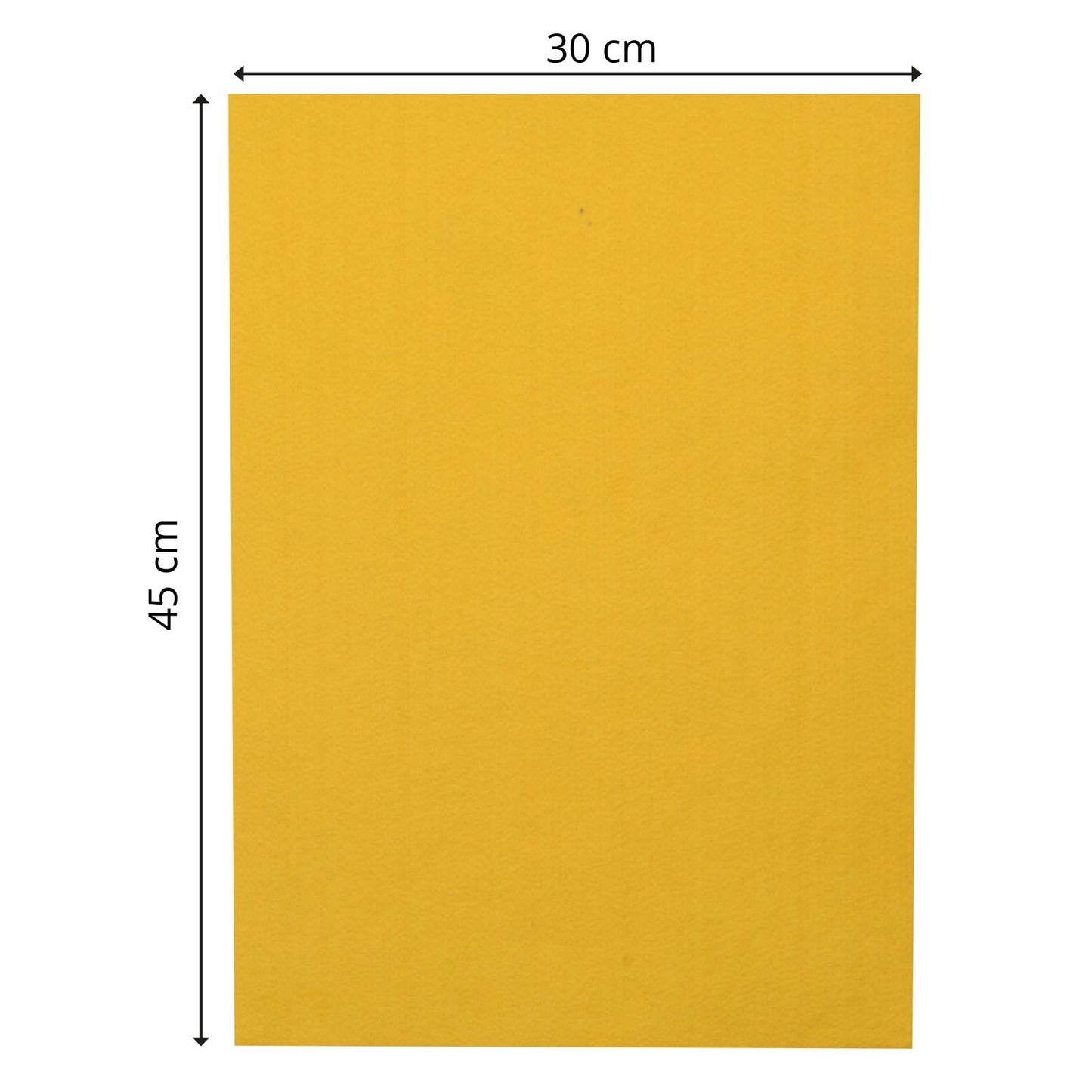 Vaessen creative • feltro 3,5 mm 30x45 cm giallo