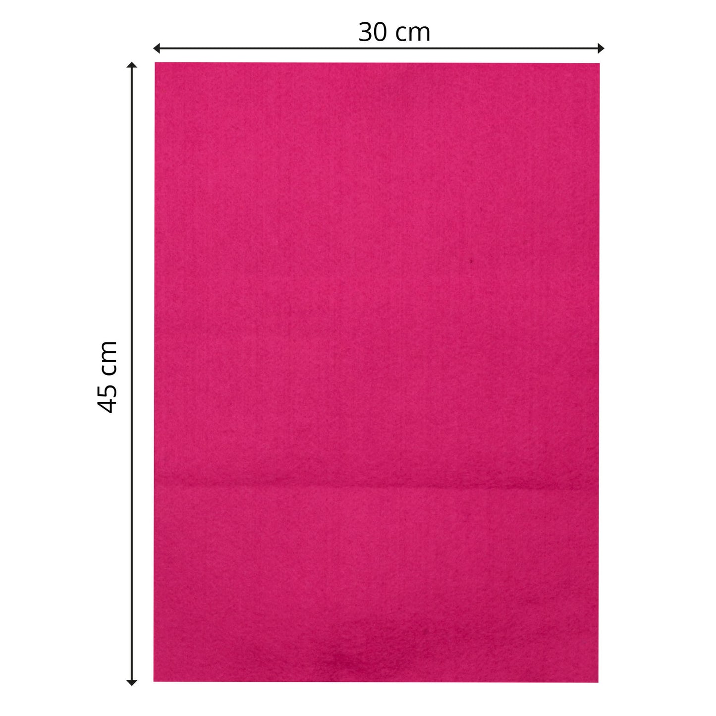 Vaessen creative • fieltro 3,5 mm 30x45 cm fucsia
