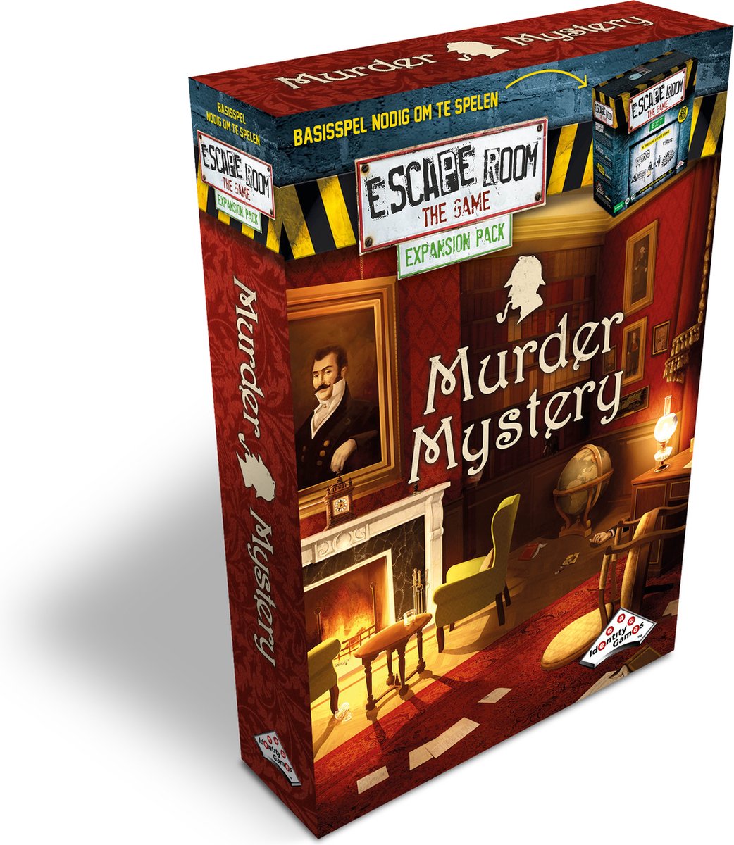 Giochi d'identità Escape Room Set di espansione Murder Mystery