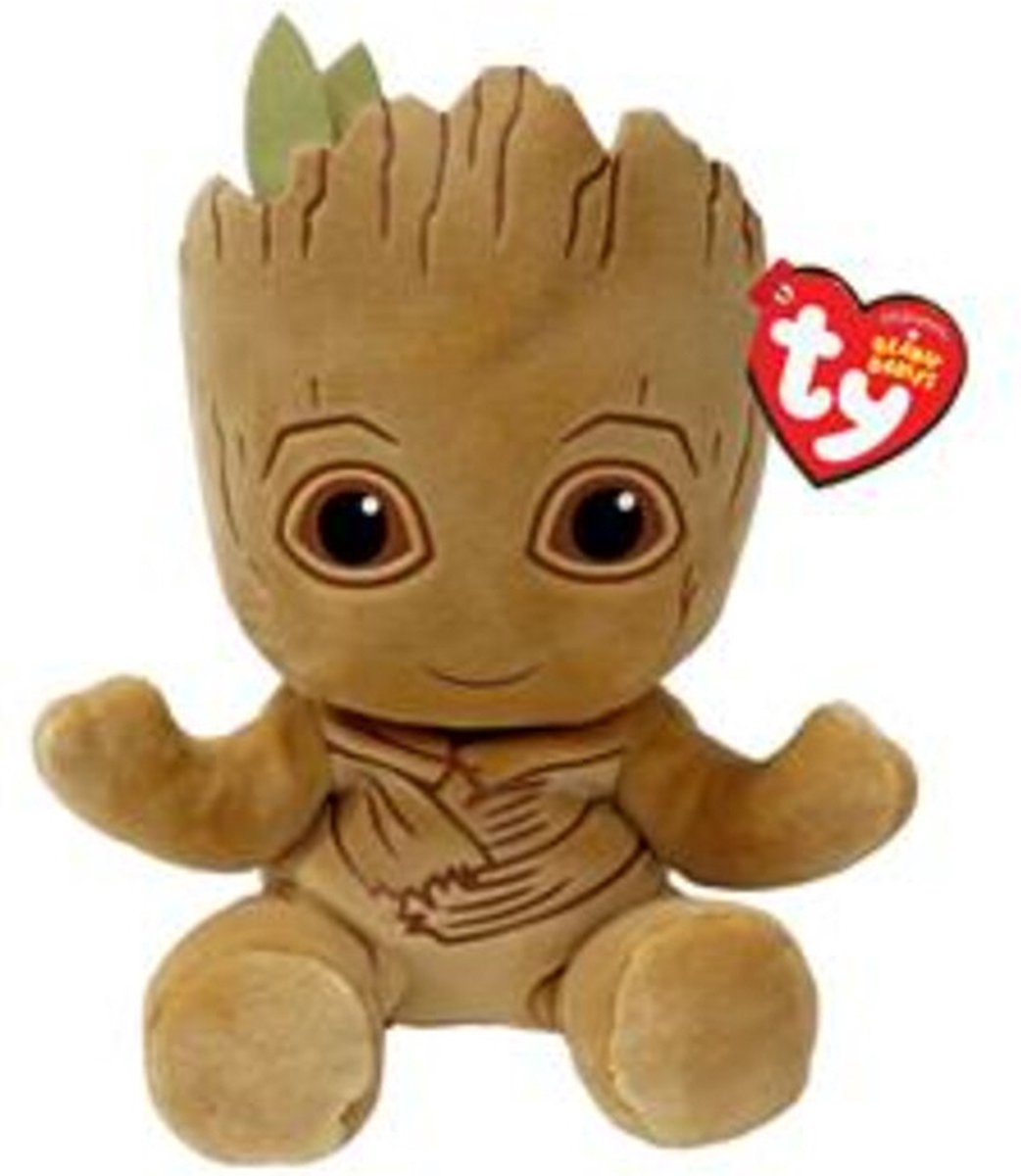 Ty Beanie Babies Marvel Groot Soft, 15 cm