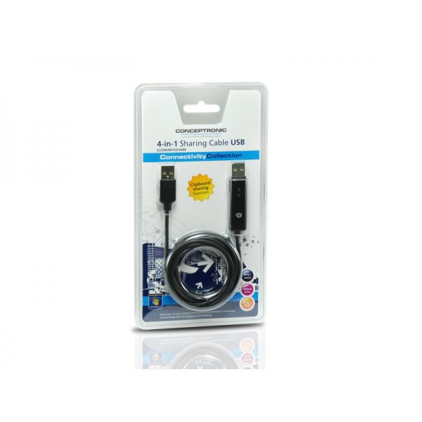 Concepttronic concepttronic cusbkmfoshare 4 in 1 condivisione cavo USB
