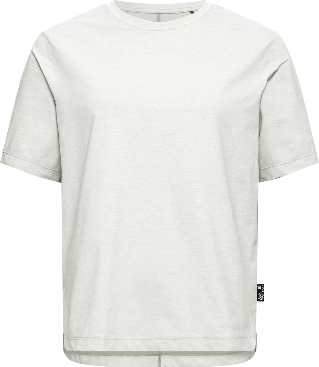 Jack wolfskin travel t w camicia da esterno da donna-bianco intenso