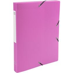 Scatola archivio exacompta 59604e a4 rosa