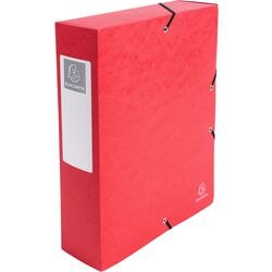 Scatola archivio exacompta 50835e a4+ rossa