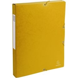 Scatola archivio exacompta 50309e a4 gialla