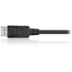 Equipaggiamento equipaggiamento 119333 DisplayPort Cavo W Latch, M M, 3M, nero