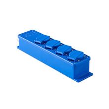 Blocco distribuzione vd15 4 16a 230v blu