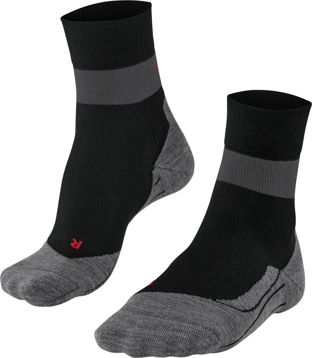Falke ru stabilizing met compressie lyocell functioneel materiaal hardloopsokken dames zwart - maat 37-38