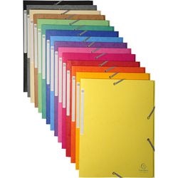 Carpeta 3 solapas exacompta 17100h cartón brillo