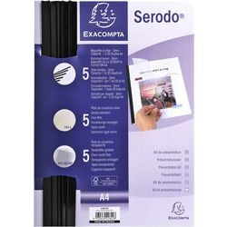 Report covers with connection type exacompta 42842e black