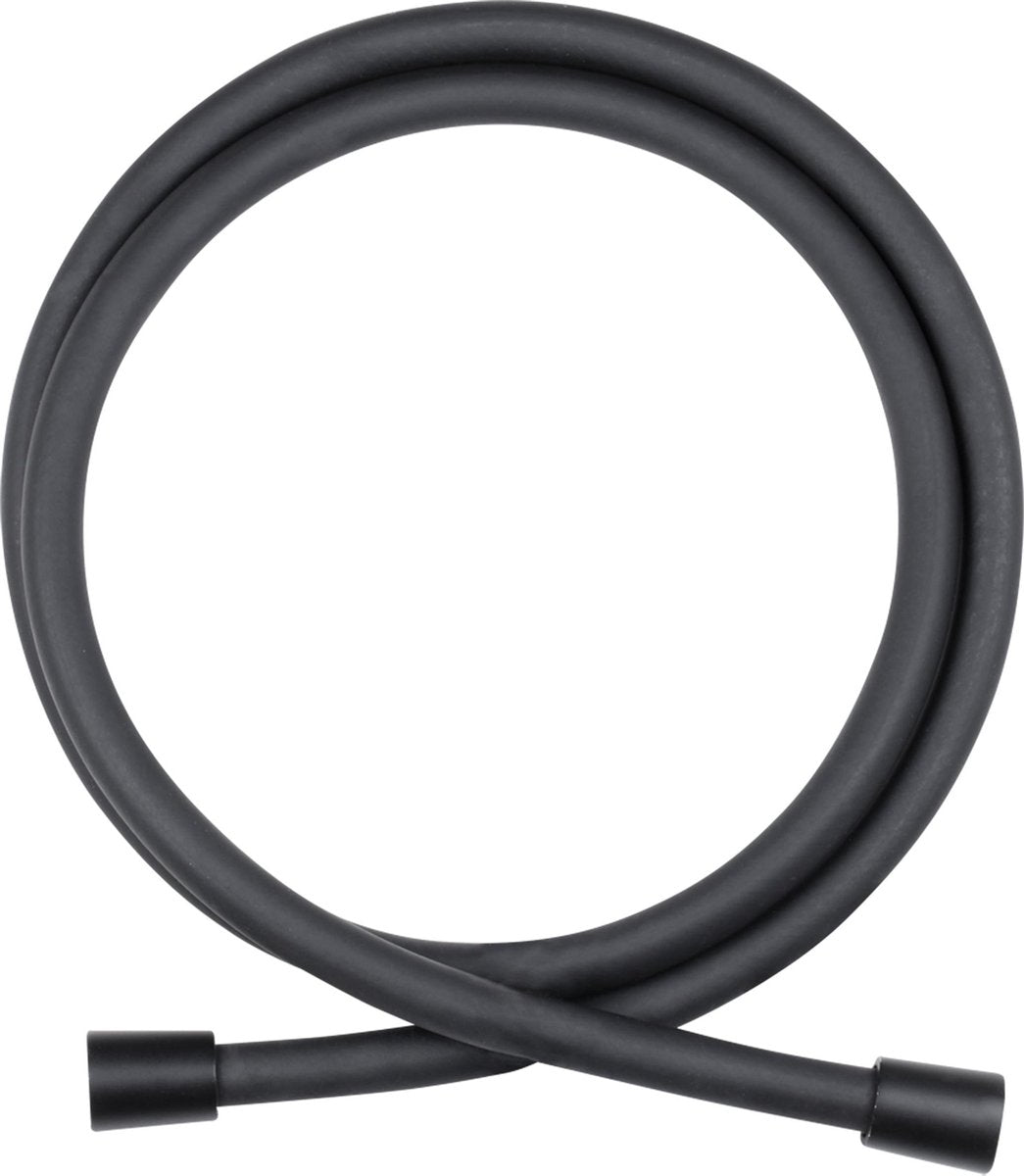 Flessibile doccia Differnz nero - 1,5 metri - 1 2 pollici - flessibile doccia 150 cm
