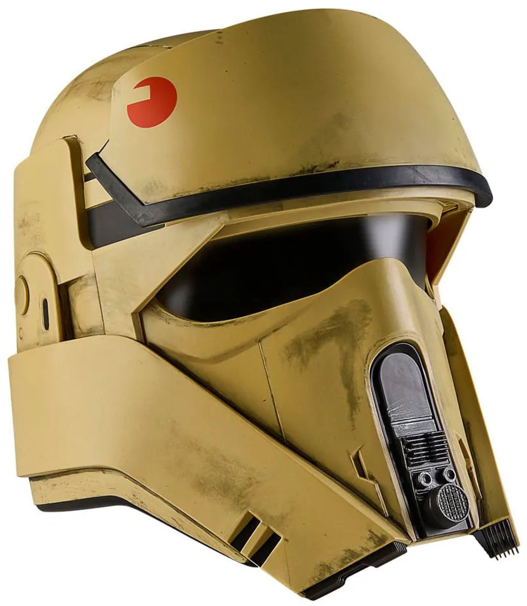 Casco electrónico de soldado costero serie negra star wars hasbro