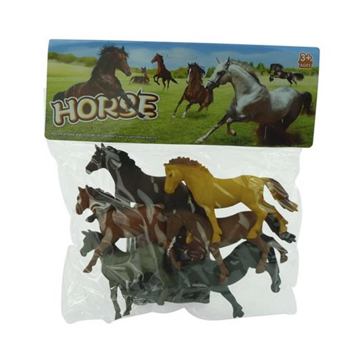 Caballos Aro aprox. Bolsa de 15 cm de 6 piezas