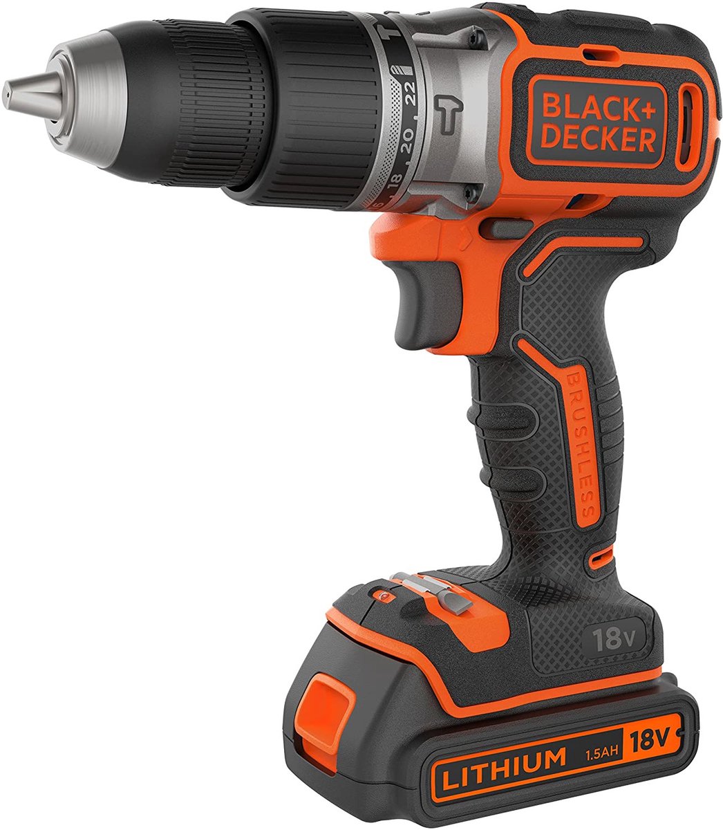 Taladro de impacto inalámbrico Black+Decker. bl188kb 18v