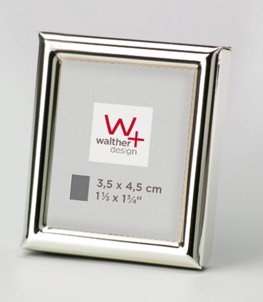 Walther design Chloe - cornice per foto - dimensioni foto 3,5 x 4,5 cm - argento