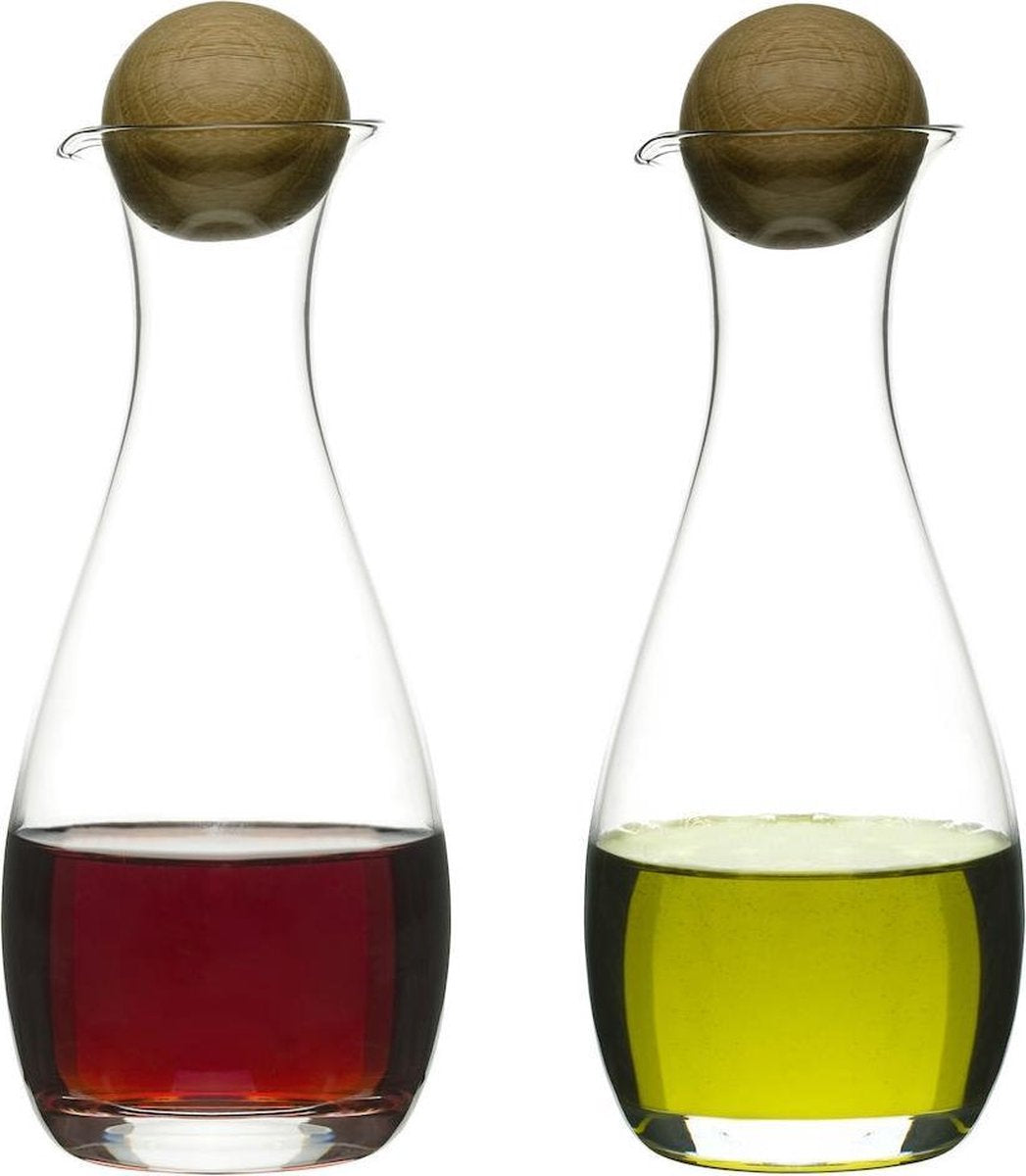 Set olio e aceto Sagaform - rovere ovale -