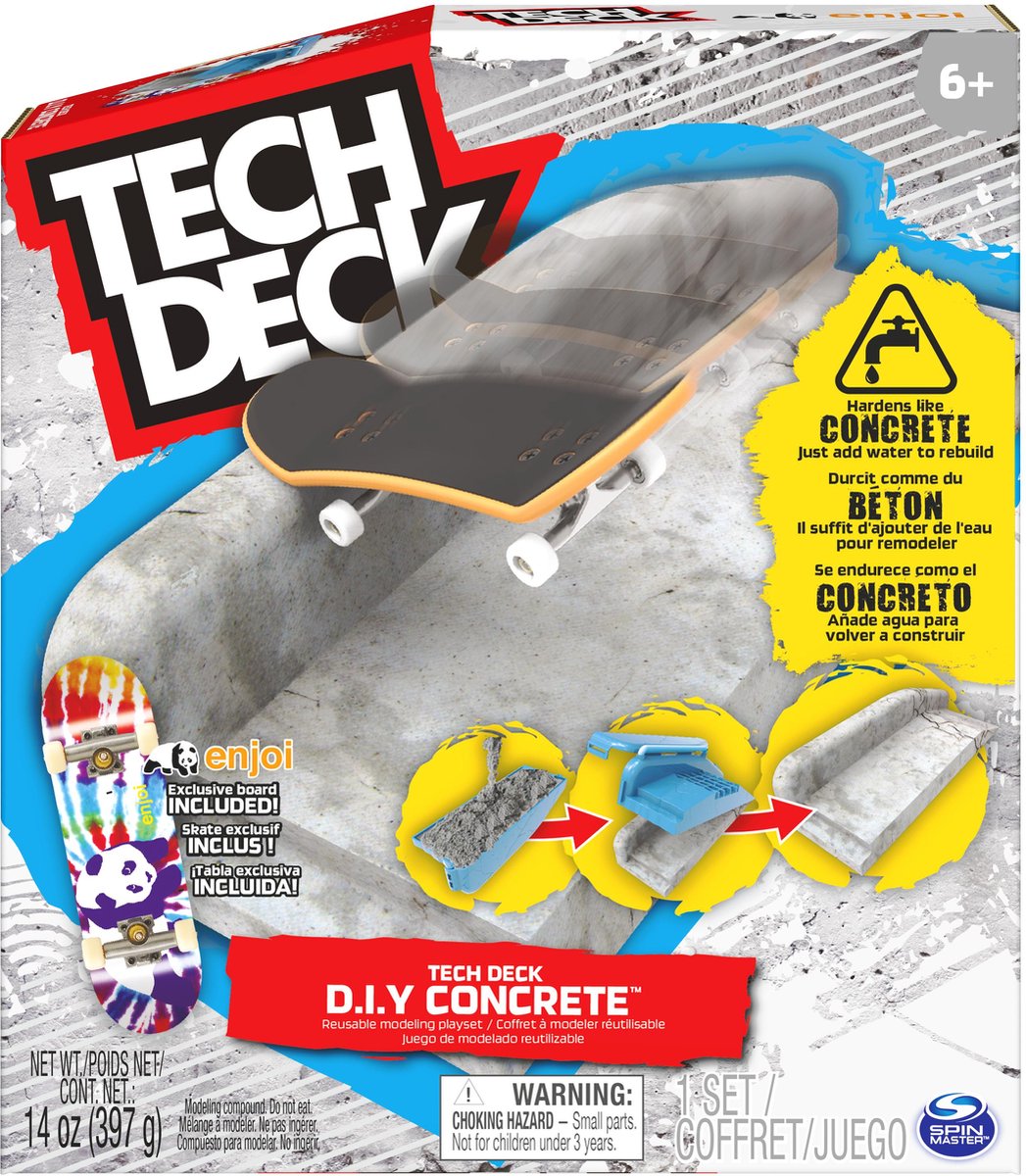 Tech Deck Tech Deck D.I.Y. Concreto + tablero