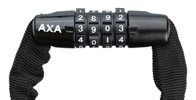 Axa lock cadena rígida 120cm code lock verde (tarjeta)