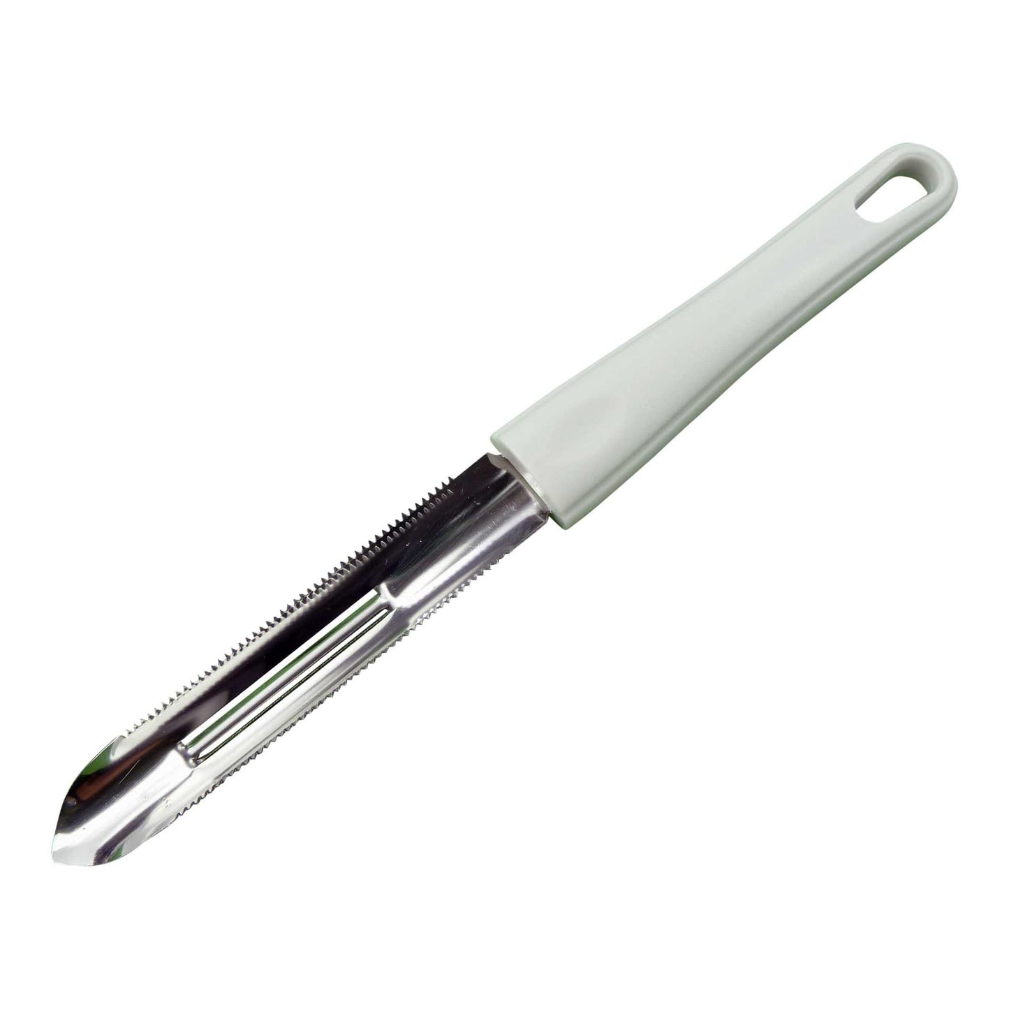 Pelapatate lungo in acciaio inox Aro houseware con manico in plastica