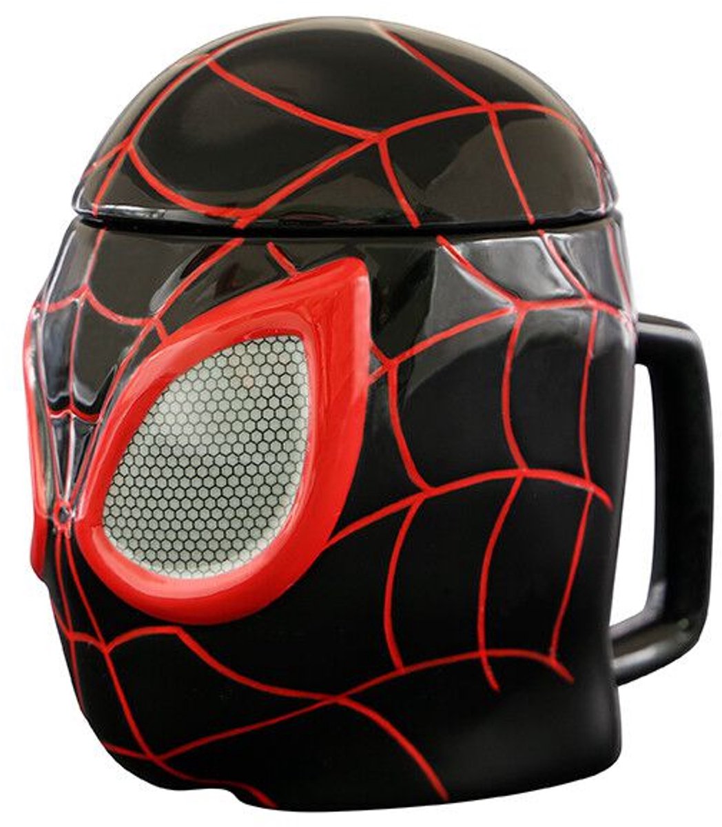 Tazza 3D Spider-Man con coperchio, multicolore unisex
