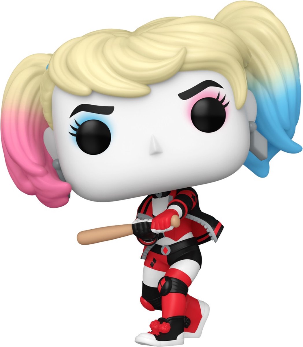 Funko harley quinn harley with bat vinyl figuur 451 pop! standaard