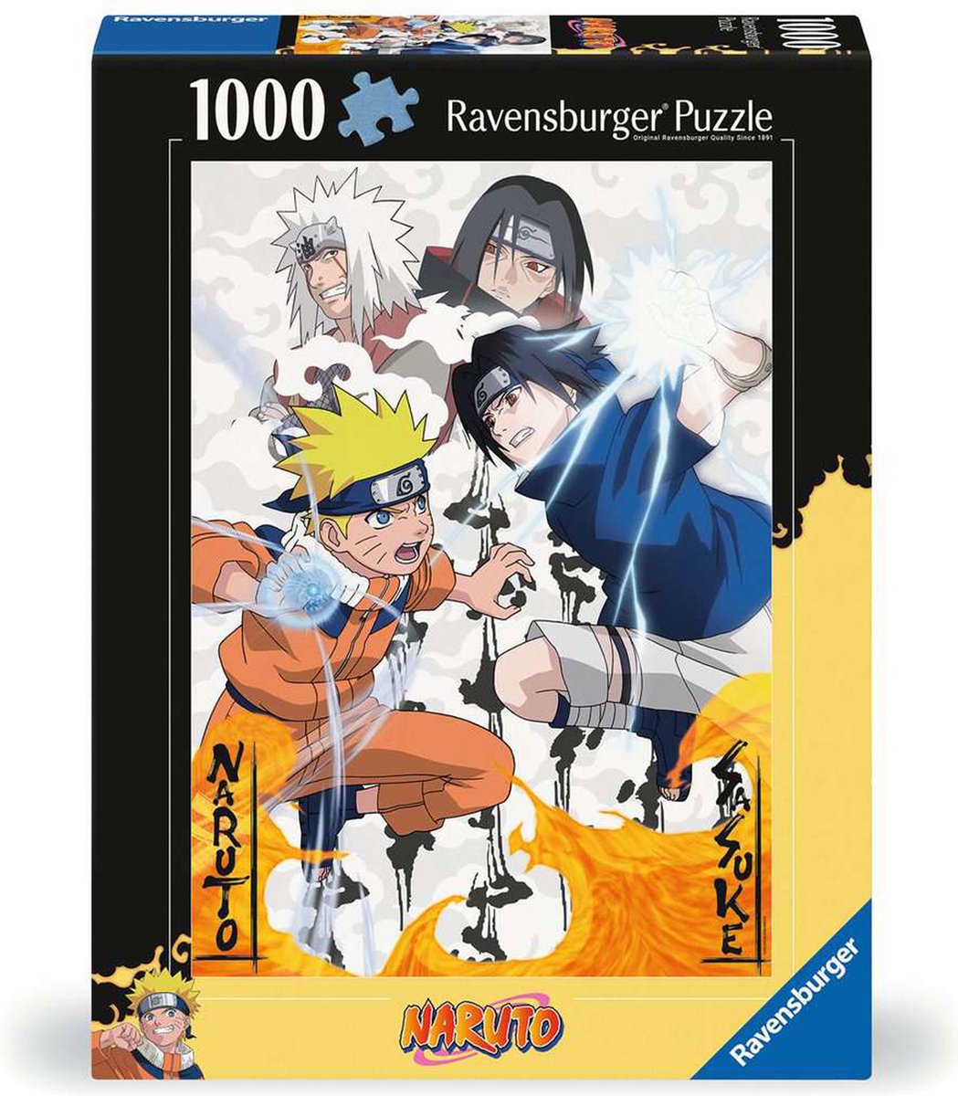 Ravensburger Pluzzle Naruto vs. Sasuke, 1000st.