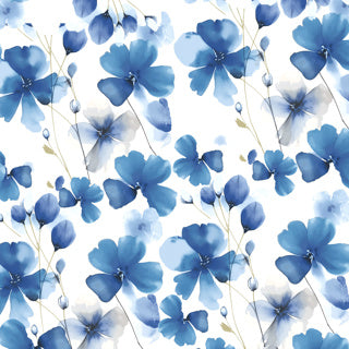 Tovaglioli Duni everbloom blu 20 pezzi 33 x 33 cm | 12 pezzi