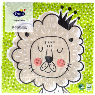 Servilletas juguetones Lion King 33x33 cm